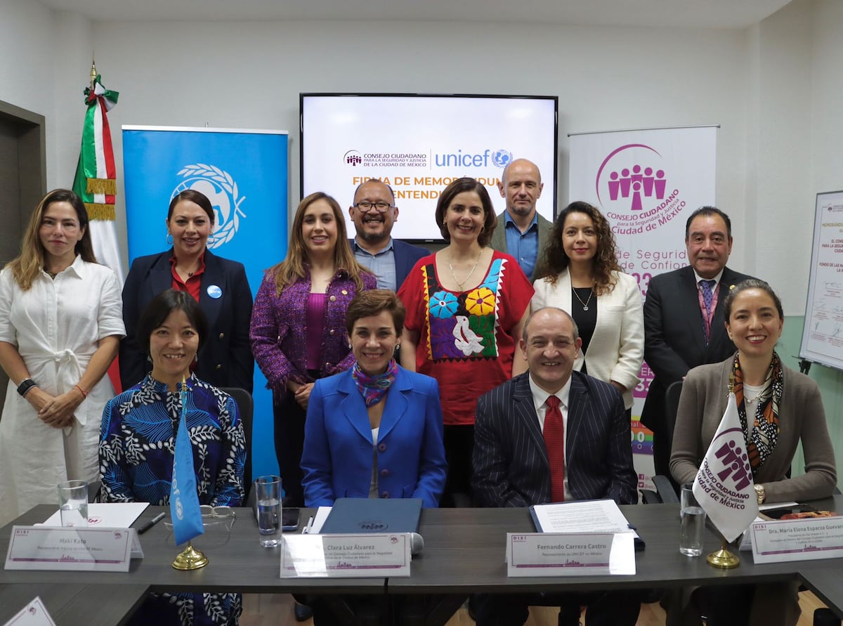 "Unidos por la Protección Infantil: El poderoso compromiso entre el Consejo Ciudadano y UNICEF para garantizar la seguridad de las nuevas generaciones en vísperas del Mundial 2026"