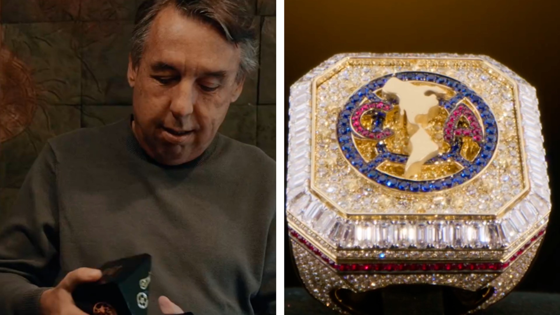 "La joya más valiosa del fútbol: Azcárraga recibe el anillo de la historia, un símbolo de gloria para el América Tricampeón"