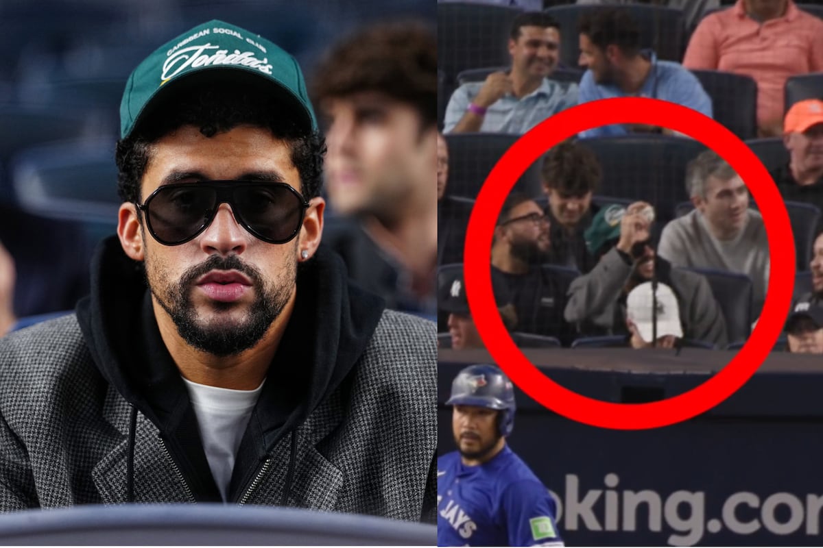 "El golpe de suerte: La instantánea captura del momento en que Bad Bunny se vuelve víctima de una sorpresiva acción en el estadio de béisbol que conmocionó a la audiencia"
